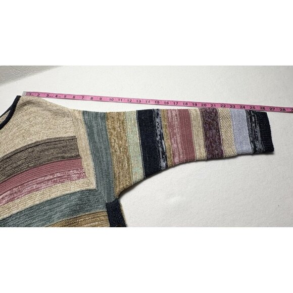 CHAPS Ralph Lauren Women Sweater Sz 2X Multicolor Stripe Pullover Beachy 1-6 - Picture 13 of 15